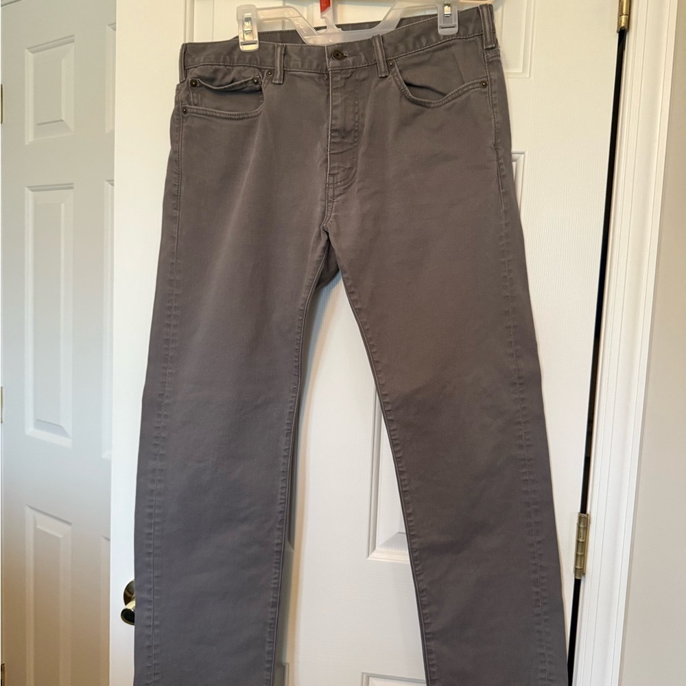 Dockers Men's Straight Jeans in Charcoal